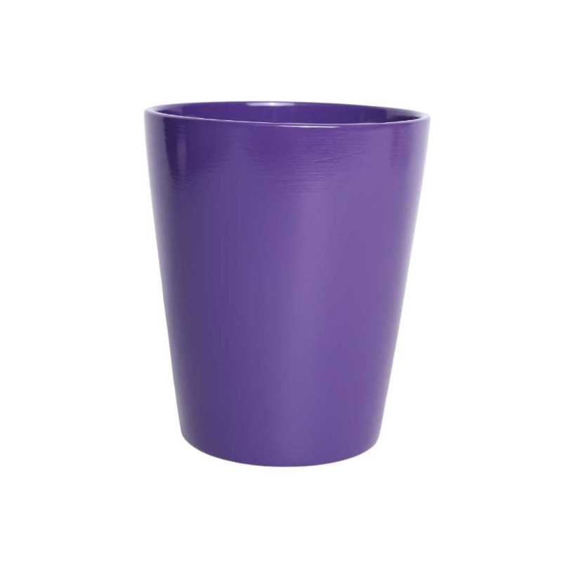 Doniczka - 13 cm ciemny fiolet