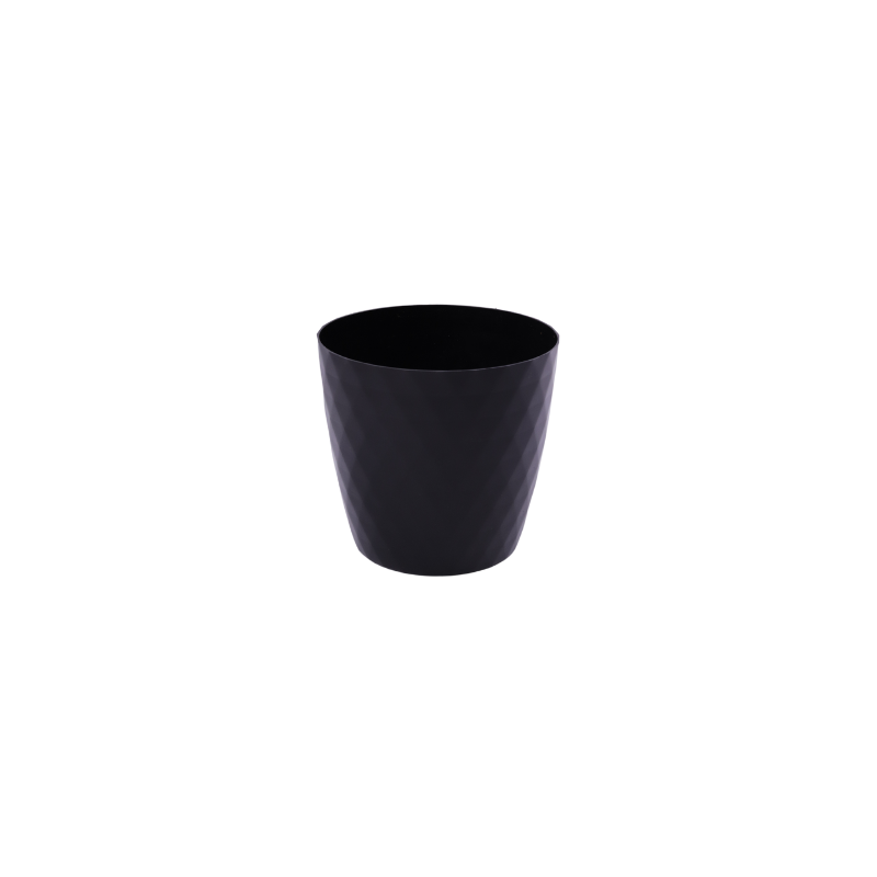 Czarna csłonka plastikowa cristal 18 cm