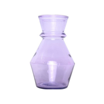 Pastelowo fioletowy szklany wazon