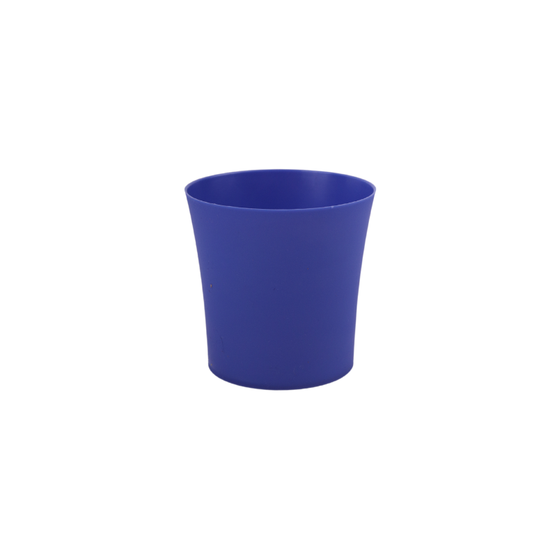 Granatowa matowa osłonka plastikowa FIOŁEK 8 cm
