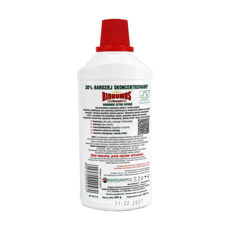 Nawóz biohumus paproć 0,5 l