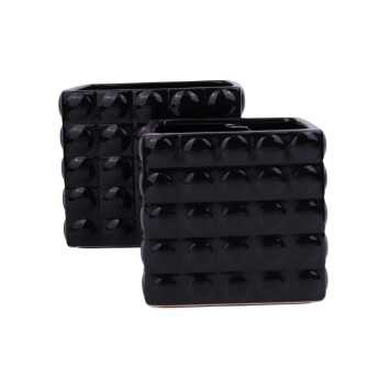Osłonka ceramiczna kwadratowa czarna