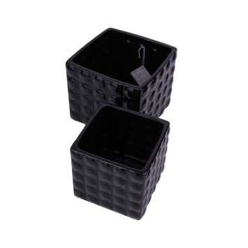 Osłonka ceramiczna kwadratowa czarna