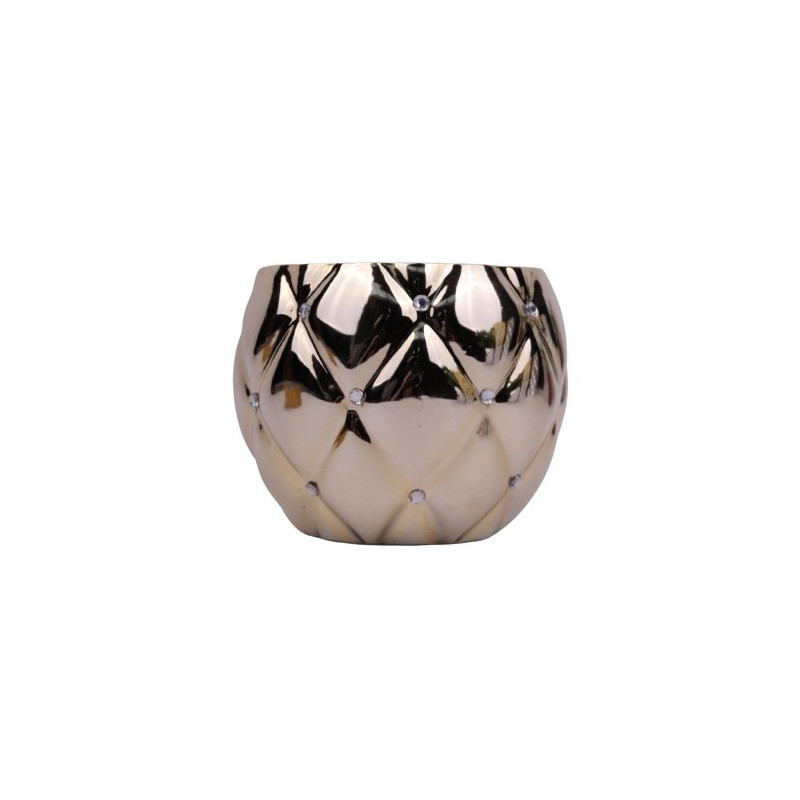 Ceramika kula Glamour Gold 02.705.16 - śr. 13 [cm], wys. 15 [cm]