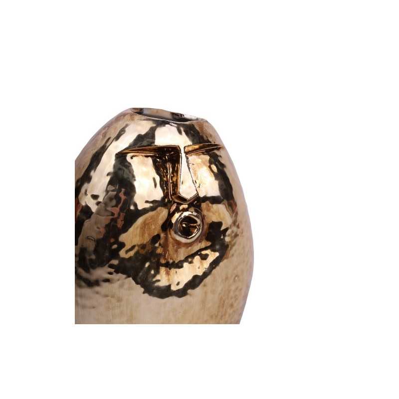 Ceramiczny wazon dekoracyjny 25180 - złoto 