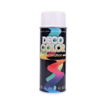 Lakier w sprayu Deco Color biały połysk