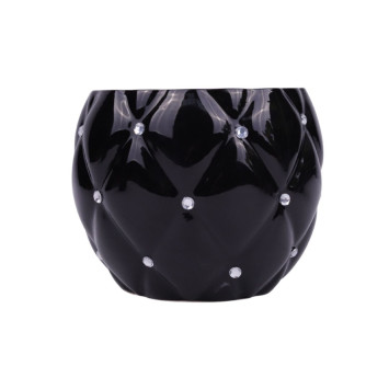 Czarna osłona ceramiczna - kula - 11.5 x 12 [cm]