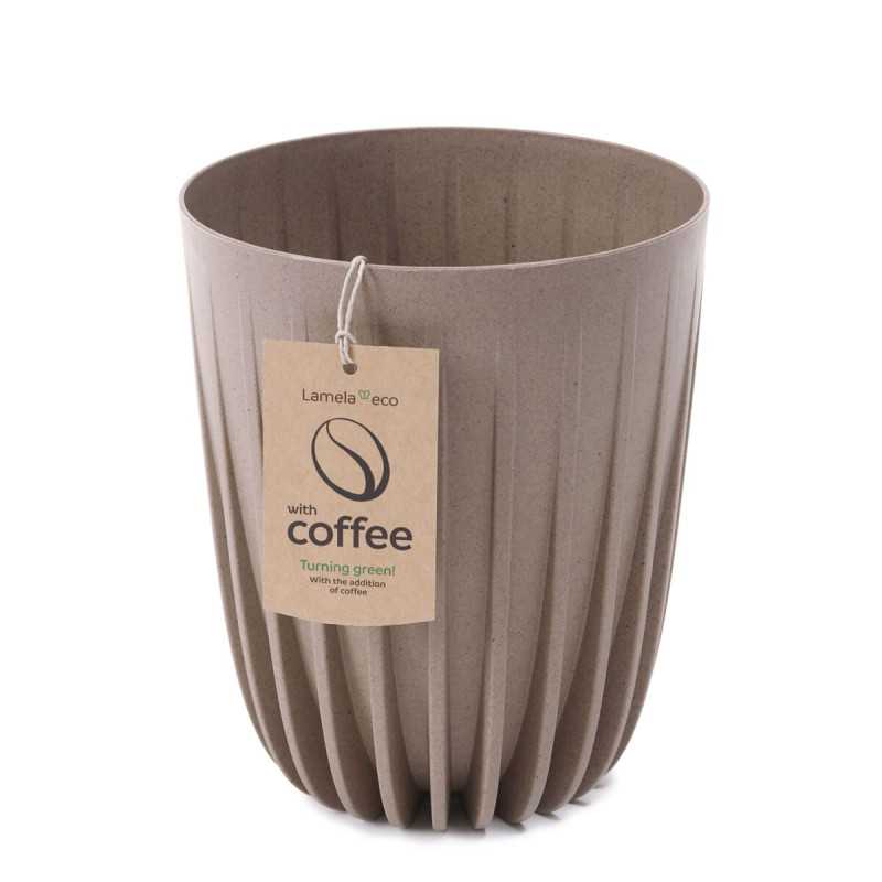Doniczka Mira Eco Coffe 25 cm latte