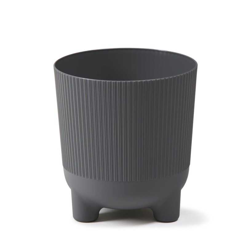 Doniczka Aria Jumper Eco recycled 18 cm antracyt
