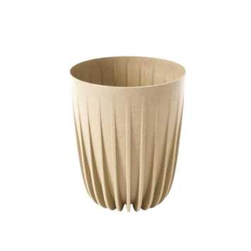 Doniczka Mira Eco Wood 19 cm piaskowy