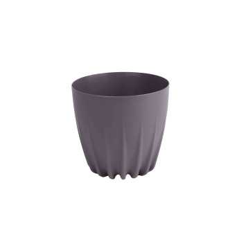 Doniczka Tamira 13 cm ciemny szary