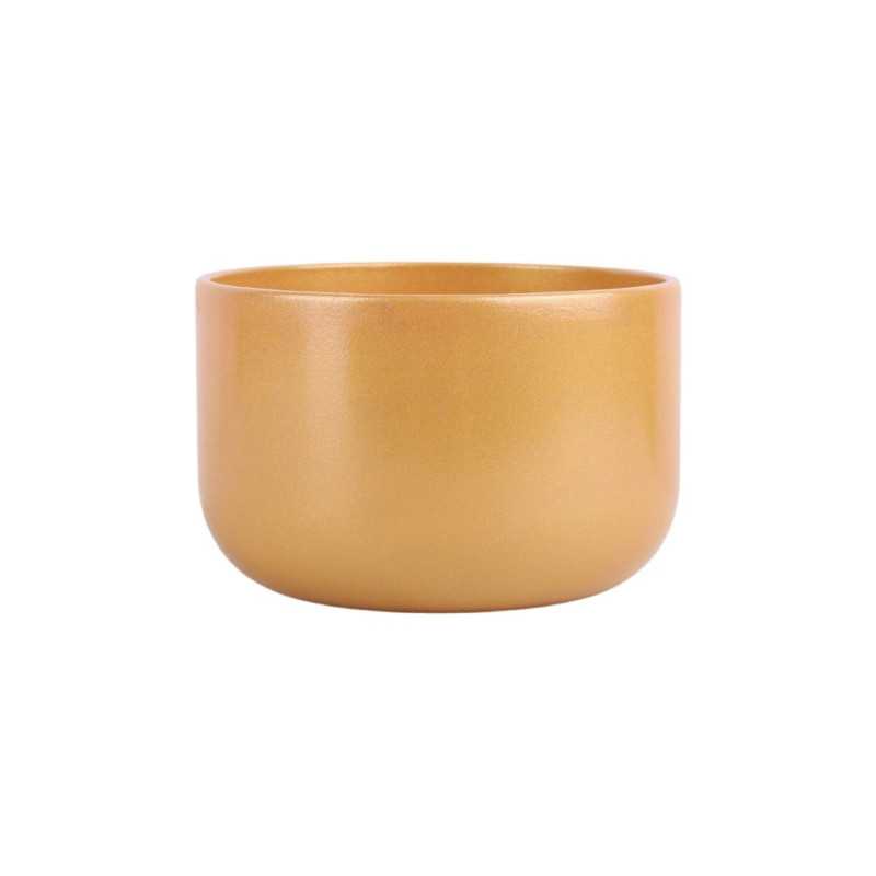 Doniczka Padles 14 cm złoty metalik