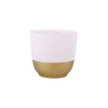 Doniczka 12 cm czarna lub biała