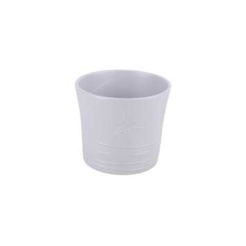 Doniczka Star 11 cm srebrny metalik