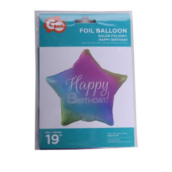 Balon "Happy Birthday"