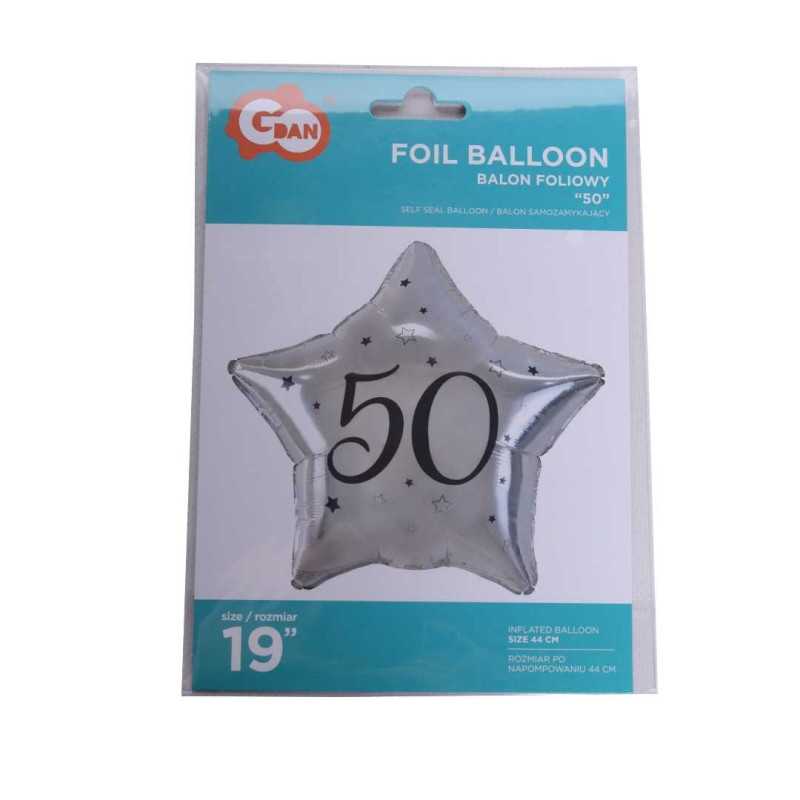 Balon "50" gwiazda