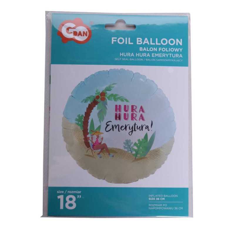 Balon "HURA HURA Emerytura"