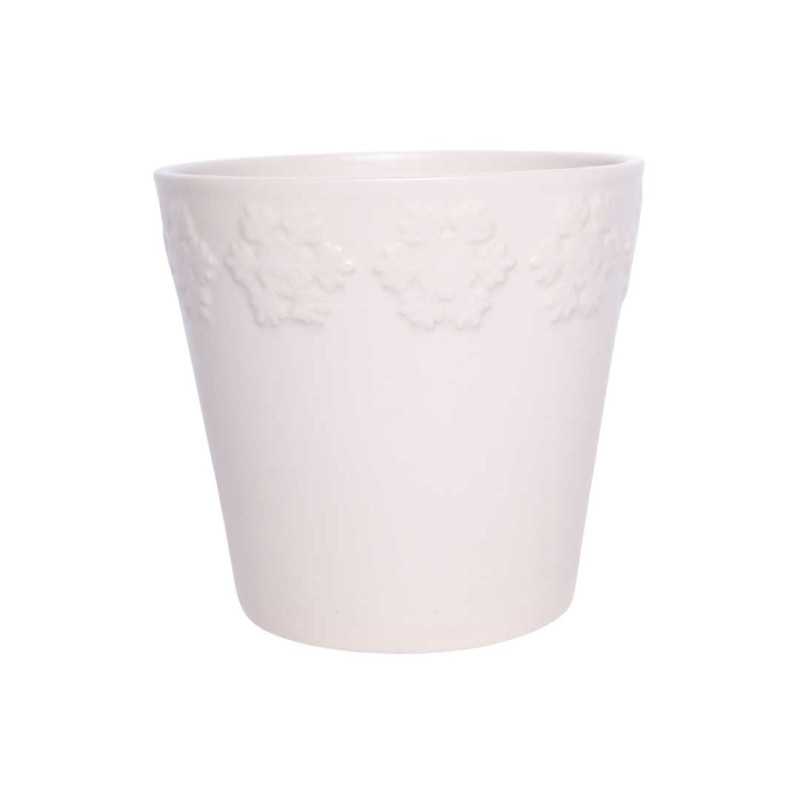Doniczka - 14 cm odcienie beżu
