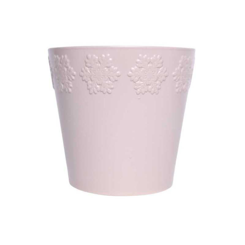 Doniczka - 14 cm odcienie beżu