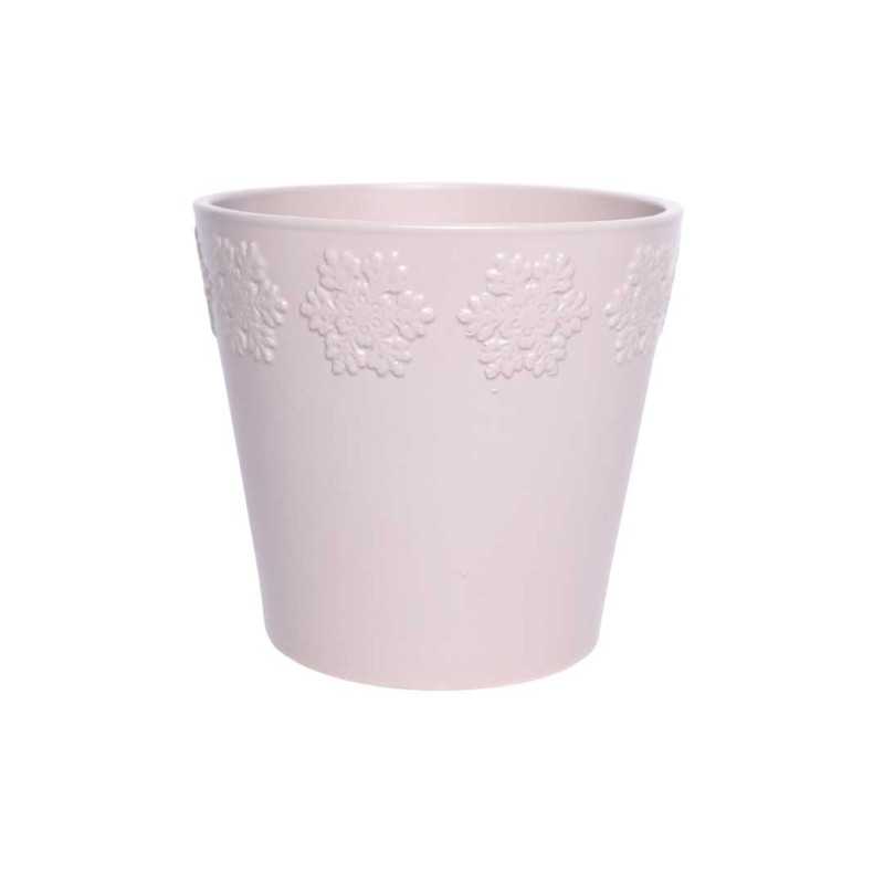 Doniczka - 14 cm odcienie beżu