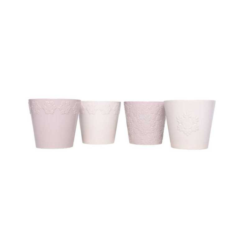 Doniczka - 14 cm odcienie beżu